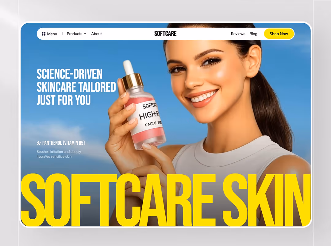 UI UX design service showcase