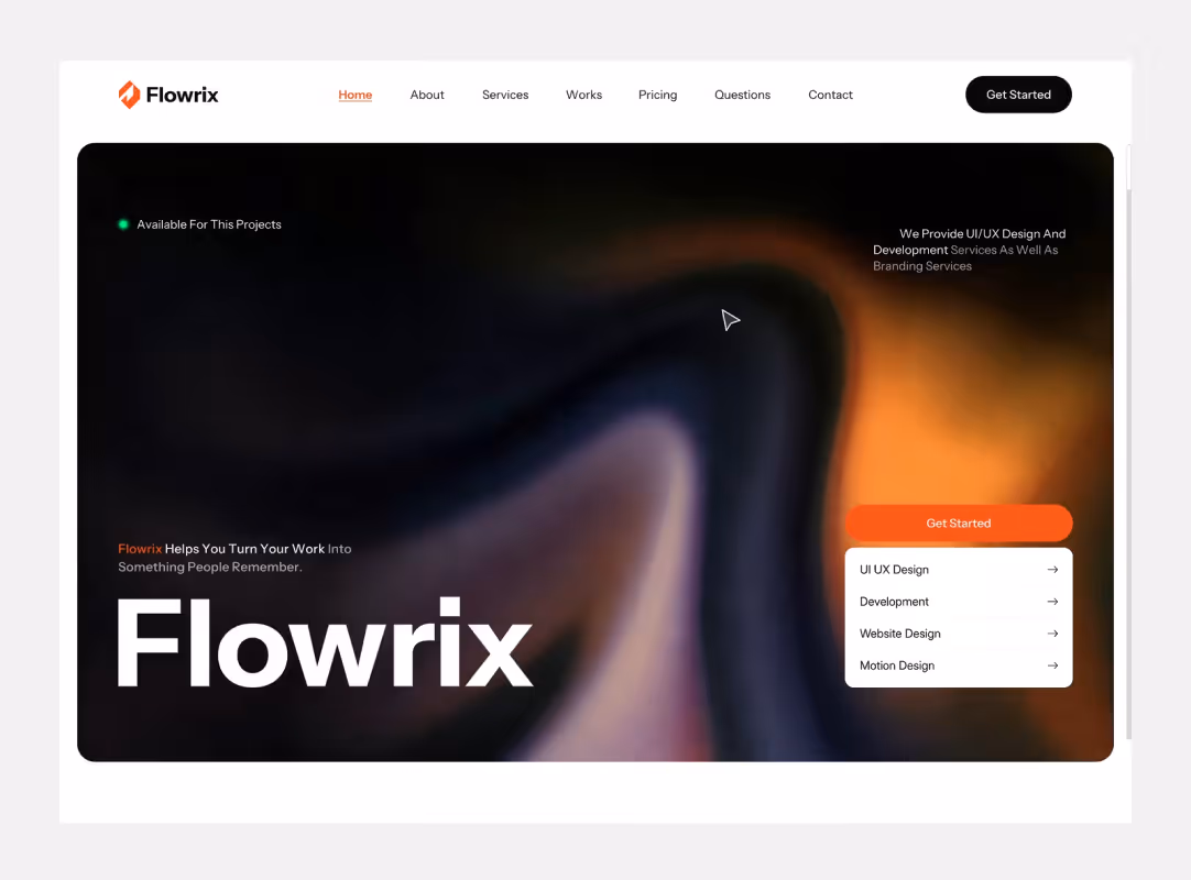 Full stack development service showcase
