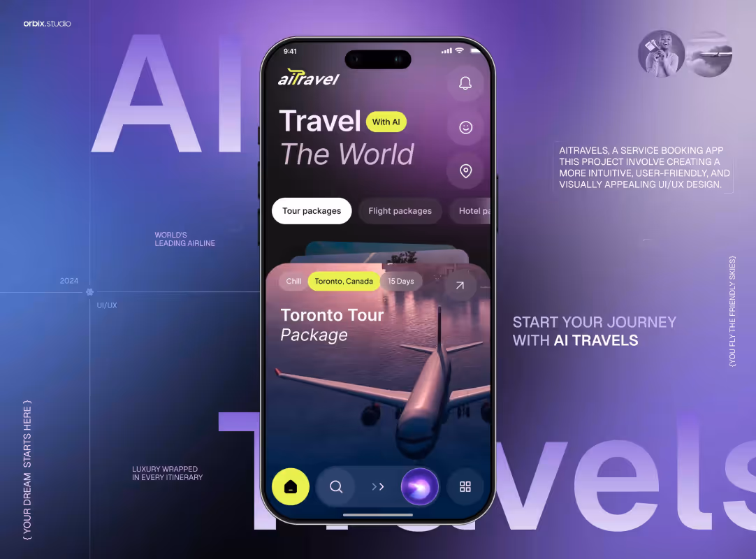 AI-powered product service showcase