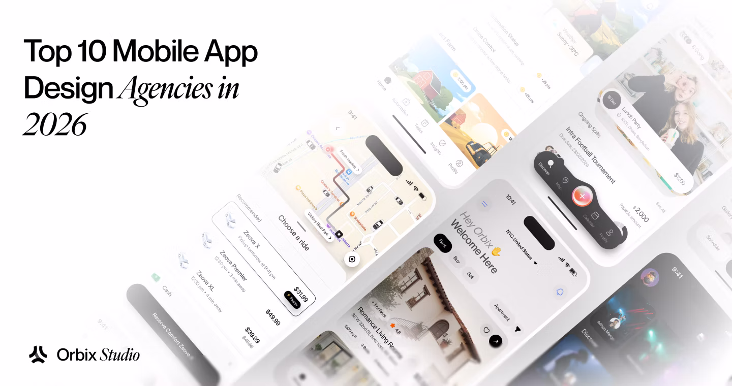 Best Mobile App Design Agencies in 2026: Top Picks for Startups, Brands, and Enterprises