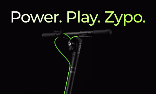 Zypo electric bike brand identity design by OrbitVex. featuring modern urban e-mobility branding for street culture lifestyle