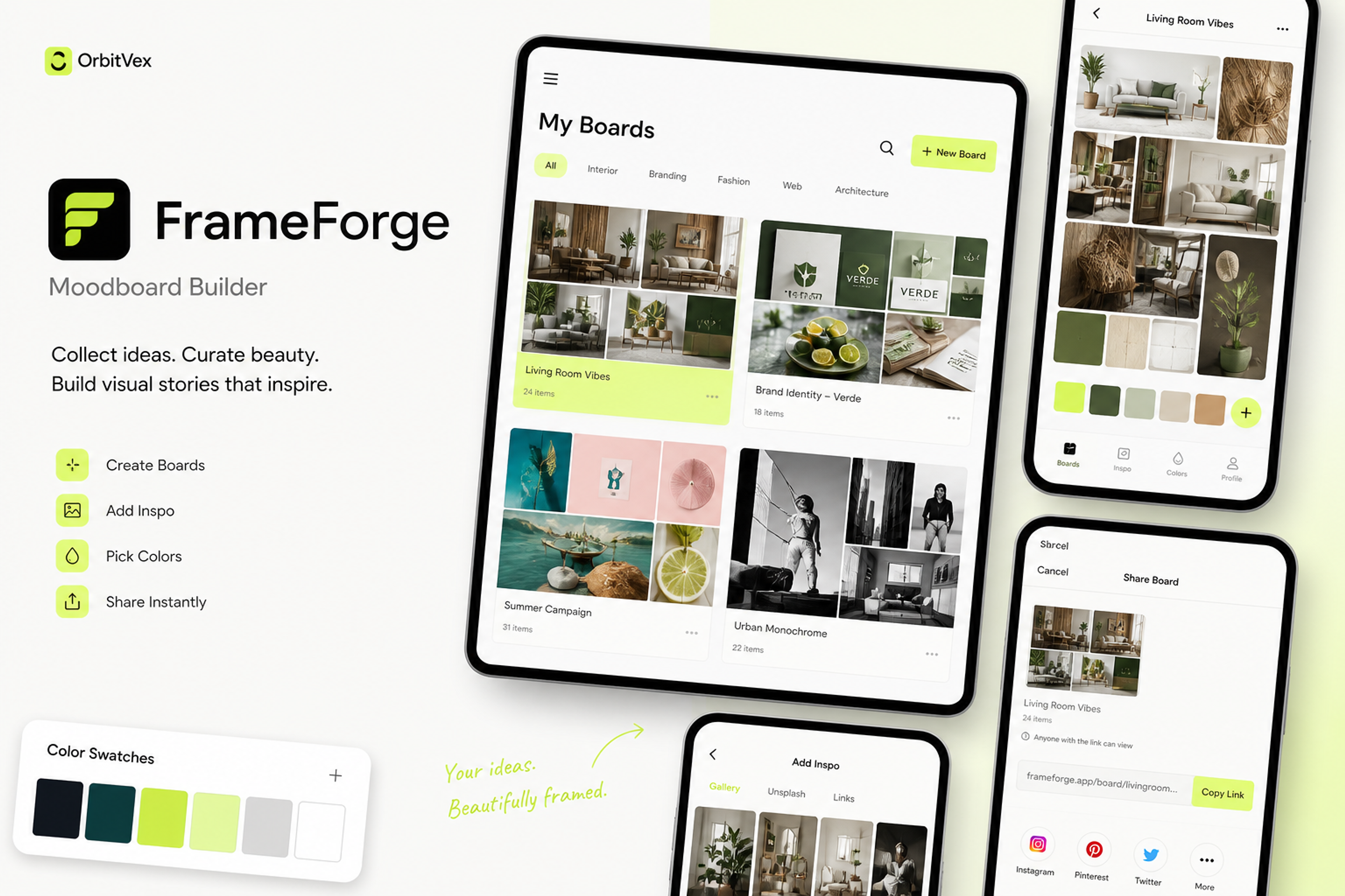 FrameForge Moodboards